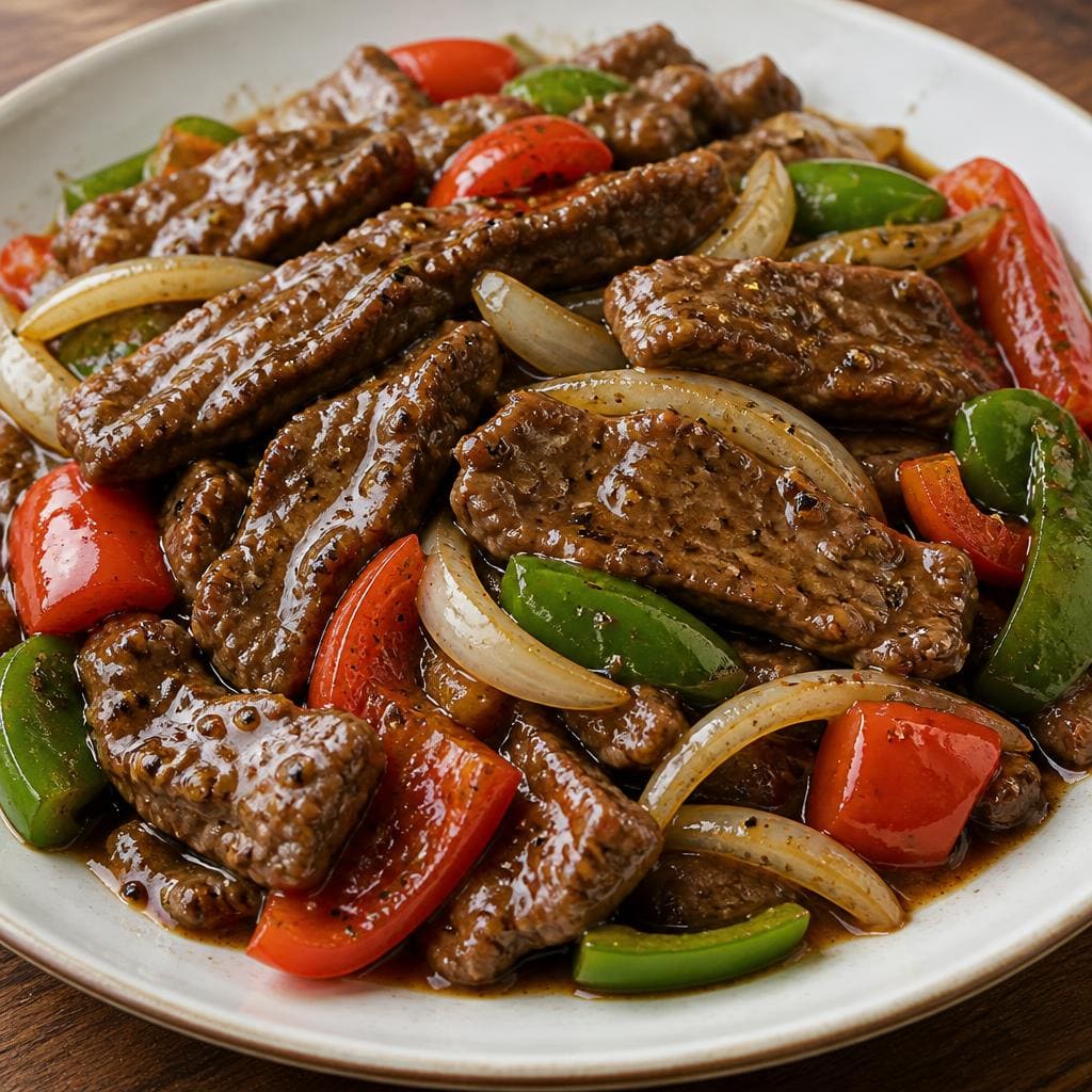 Bakmi Golek Sapi Lada Hitam
